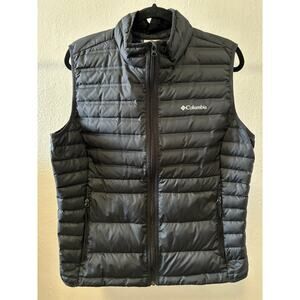 Columbia Womens 650 Down Filled Puffer Vest XL Black Insulated Fall Spring